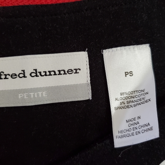 Alfred Dunner Floral  graphics rhinestone embellished top Sm 3/4 length sleeve - Picture 8 of 8